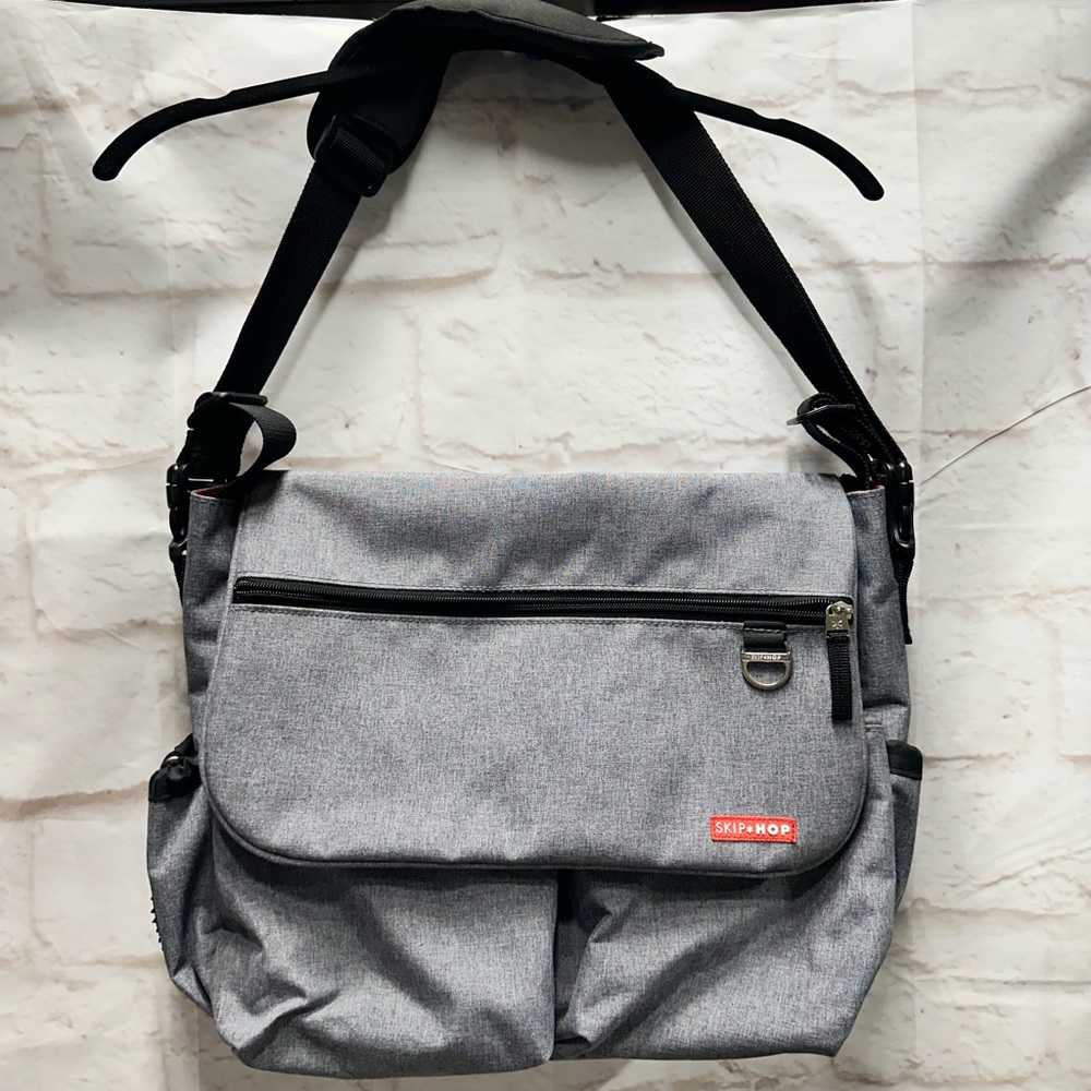 Skip Hop diaper‎ bag gray/black